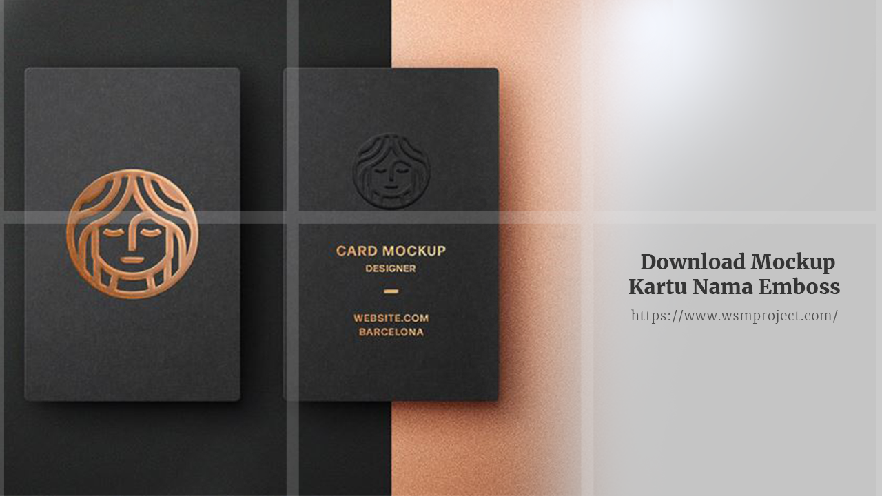 Here's the best free business card mockups such as black business card mockup, vertical business card mockup, square business card mockup, embossed business . Template Mockup Kartu Nama Timbul Format Psd Wsm Project