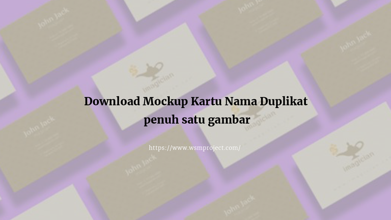 A stunning design with organized layers, this template . Download Mockup Kartu Nama Duplikat Penuh Satu Gambar Wsm Project