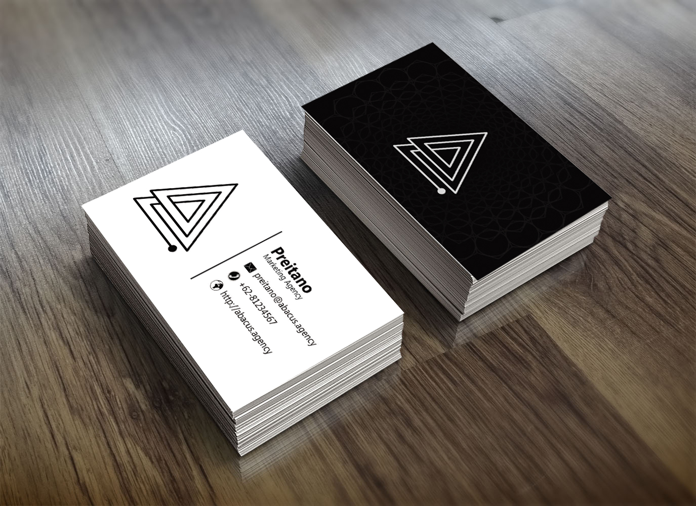 Apakah kamu memerlukan template sederhana untuk kartu nama bisnis? Download Template Kartu Nama Abacus Imago Media Home Of Creativity