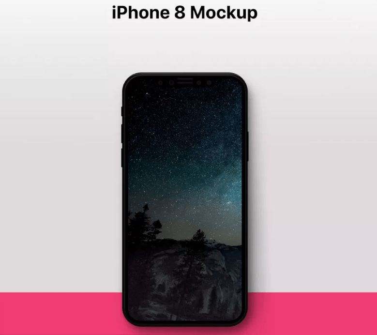Free iphone 8 mockup ai & eps to showcase your app presentation or ui/ux design in a photorealistic look. 25 Best Iphone 8 Mockups And Templates For Free Download Psd Sketch By Trista Liu Ux Planet