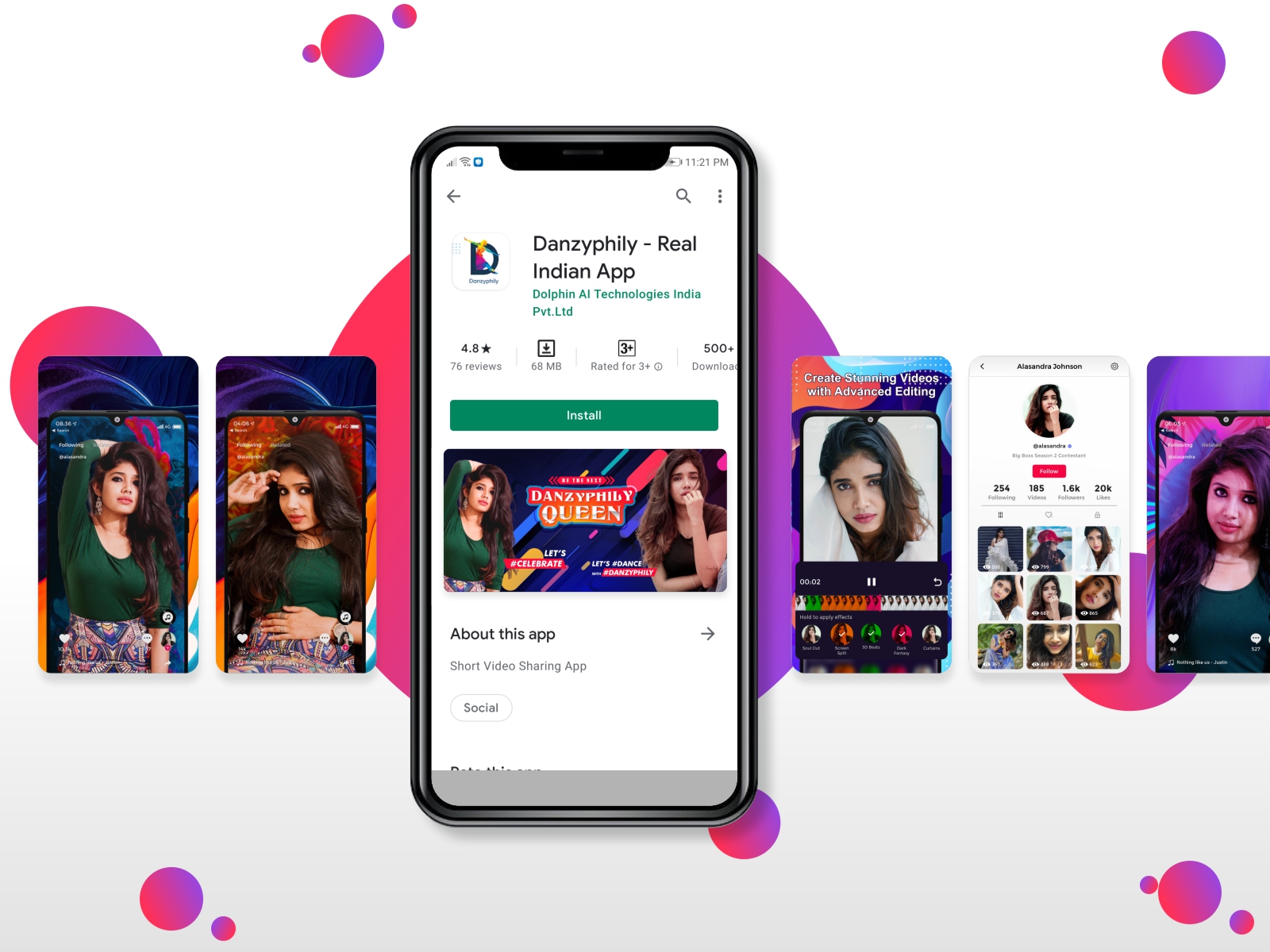 Jan 21, 2022 · buy phone 13 app promo mockup by masteroff on videohive. Danzyphily Short Video Making App Promotional Works Playstore Mockup Vg D Signs