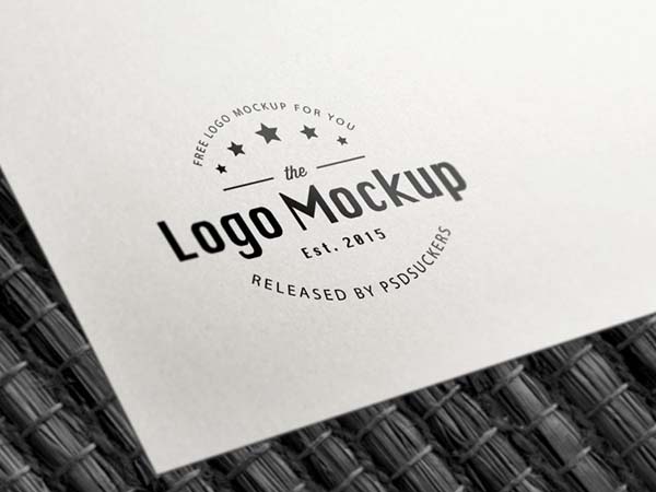38+ Download Logo Mockup Paper Free Psd
