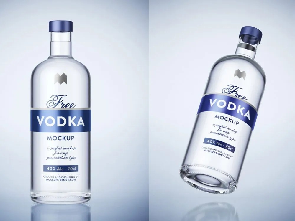 14+ Download Glass Bottle Mockup Free&nbsp;Psd