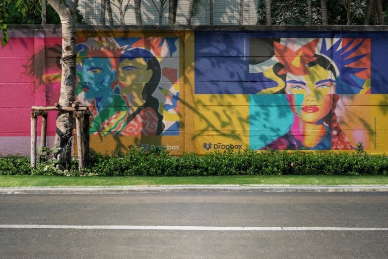 19+ Download Free Mural Mockup&nbsp;Psd