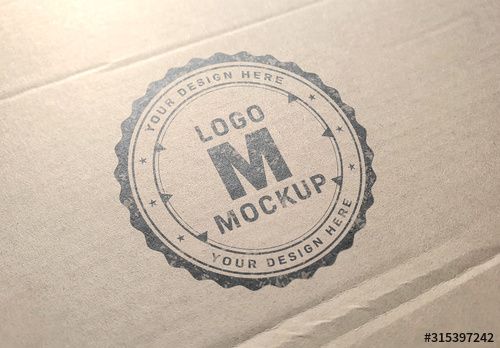 30+ Download Cardboard Logo Mockup&nbsp;Psd