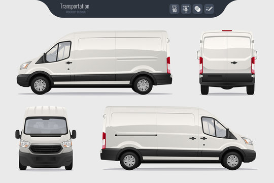 12+ Download Cargo Van Mockup&nbsp;Psd