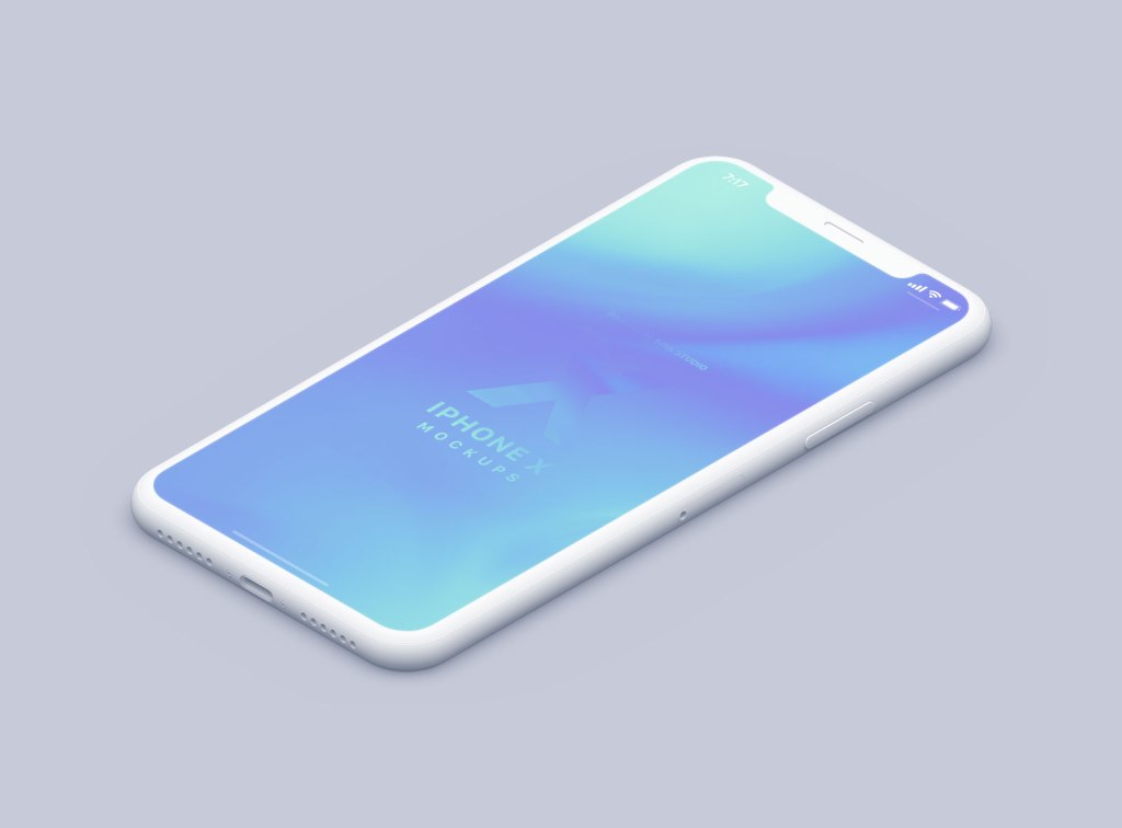 26+ Download Iphone X Isometric Mockup&nbsp;Psd