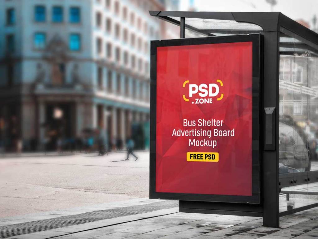 12+ Download Bus Sign Mockup&nbsp;Psd