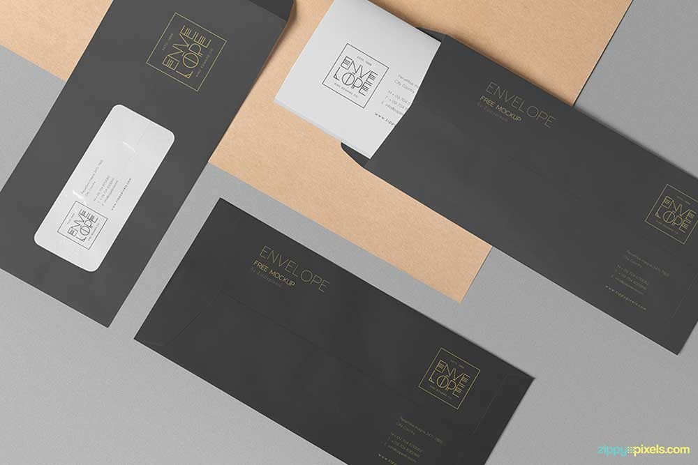 49+ Download Envelope Mockup Template Psd
